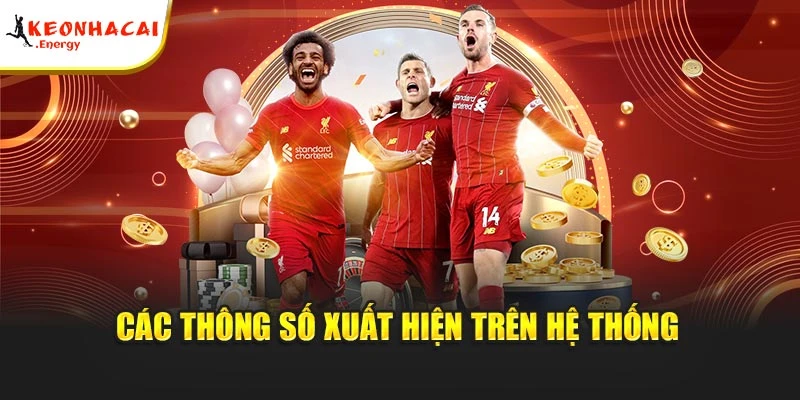 Các thông số xuất hiện trên hệ thống