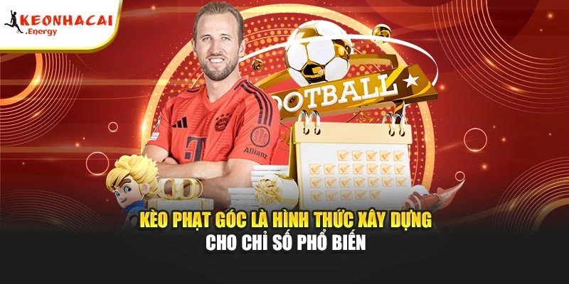 Kèo phạt góc là hình thức xây dựng cho chỉ số phổ biến